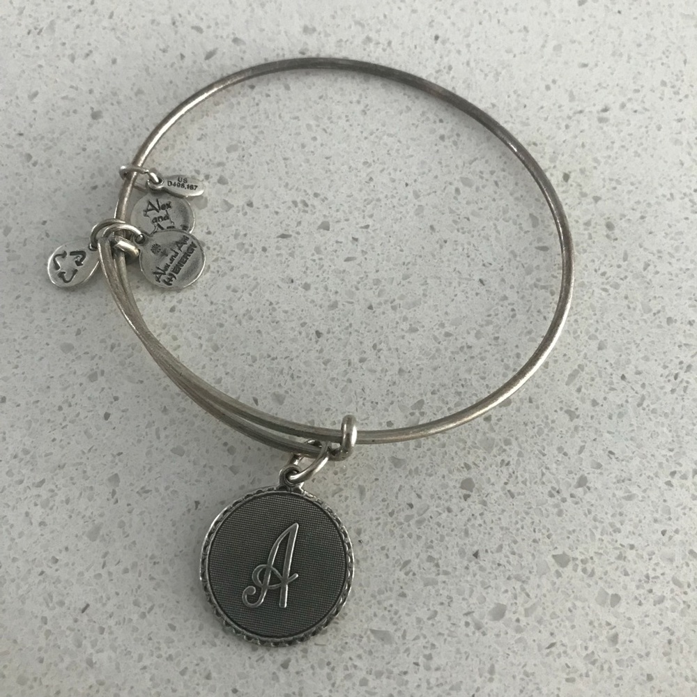 Alex and Ani initial “A” bracelet